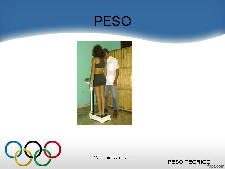 PESO Mag. jairo Acosta T PESO TEORICO 