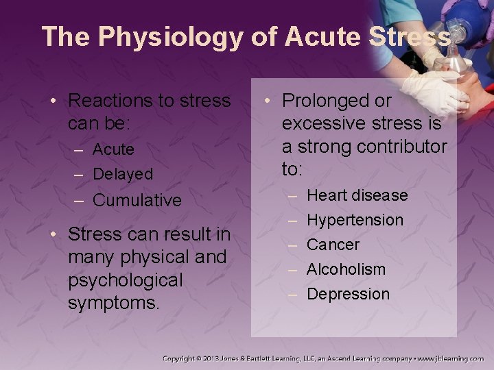 The Physiology of Acute Stress • Reactions to stress can be: – Acute – The Physiology of Acute Stress • Reactions to stress can be: – Acute –