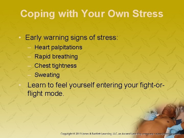 Coping with Your Own Stress • Early warning signs of stress: – – Heart Coping with Your Own Stress • Early warning signs of stress: – – Heart
