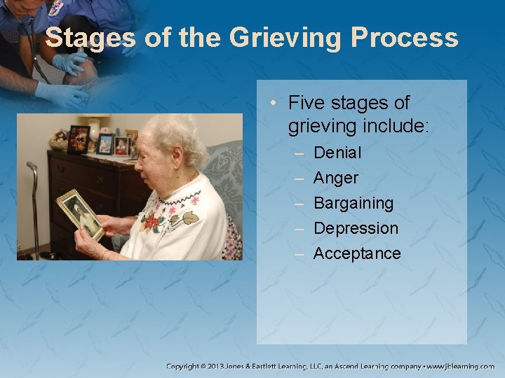 Stages of the Grieving Process • Five stages of grieving include: – – – Stages of the Grieving Process • Five stages of grieving include: – – –