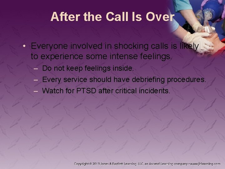 After the Call Is Over • Everyone involved in shocking calls is likely to After the Call Is Over • Everyone involved in shocking calls is likely to