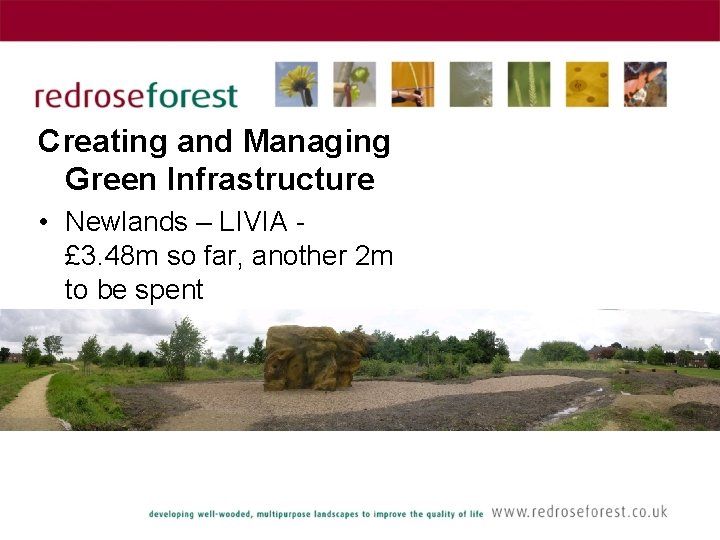 Creating and Managing Green Infrastructure • Newlands – LIVIA £ 3. 48 m so