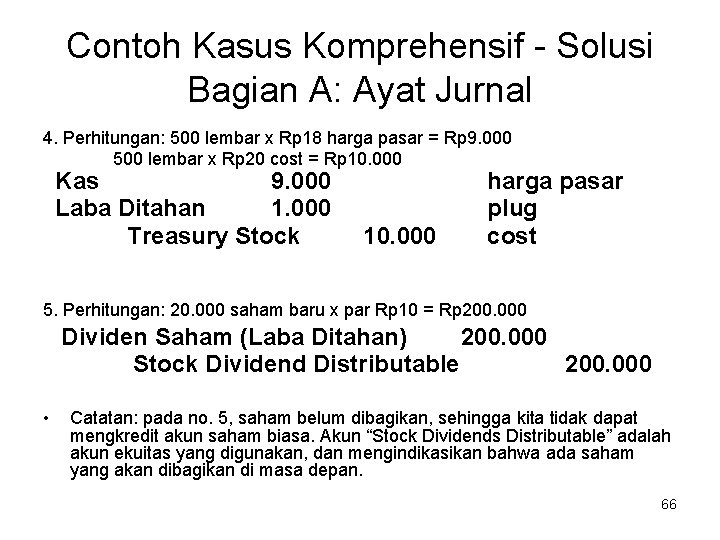 Contoh Kasus Komprehensif - Solusi Bagian A: Ayat Jurnal 4. Perhitungan: 500 lembar x