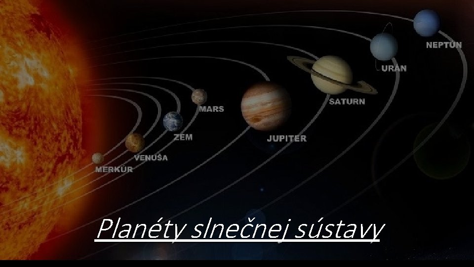 Planéty slnečnej sústavy 