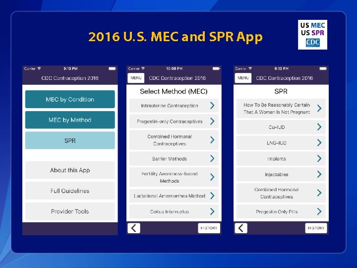 2016 U. S. MEC and SPR App 