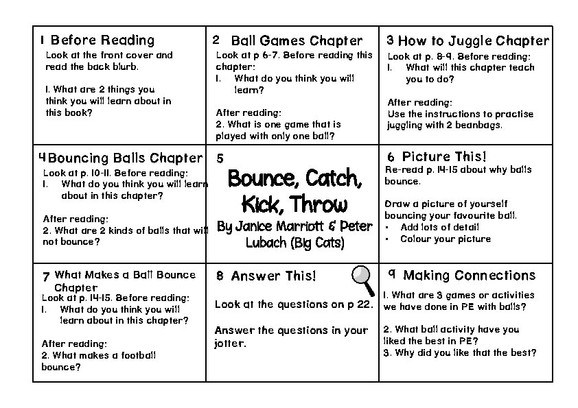 1 Before Reading Look at the front cover and read the back blurb. 1.