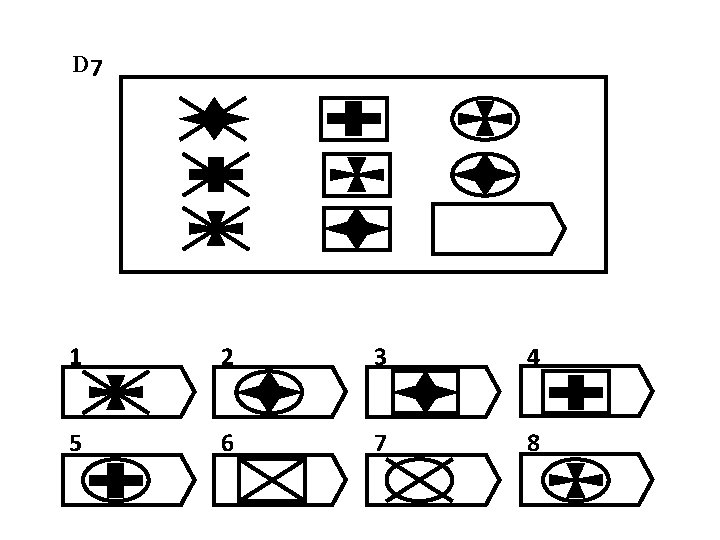 D 7 1 2 3 4 5 6 7 8 