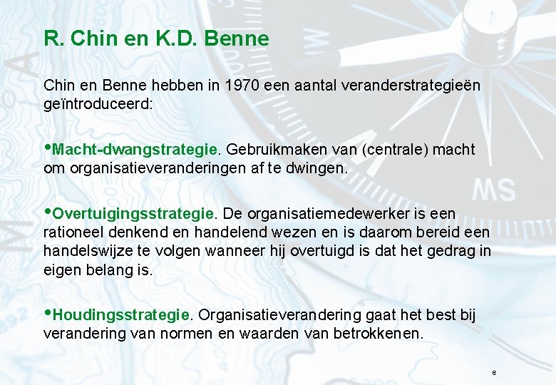 R. Chin en K. D. Benne Chin en Benne hebben in 1970 een aantal