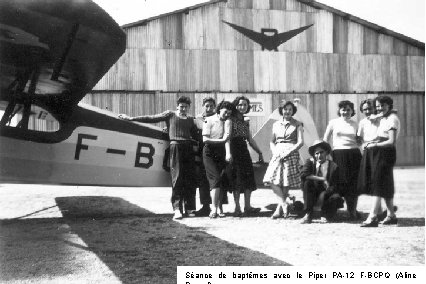 Séance de baptêmes avec le Piper PA-12 F-BCPQ (Aline Séance de baptêmes avec le Piper PA-12 F-BCPQ (Aline
