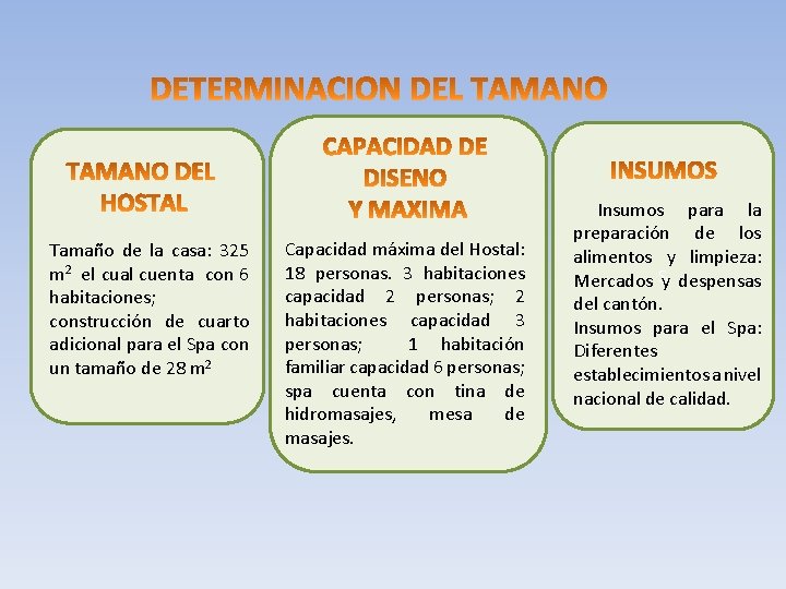 Tamaño de la casa: 325 m 2 el cual cuenta con 6 habitaciones; construcción