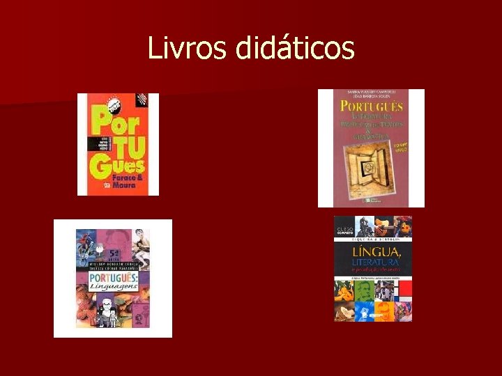 Livros didáticos 