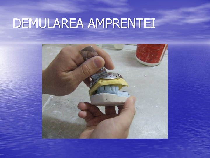DEMULAREA AMPRENTEI 
