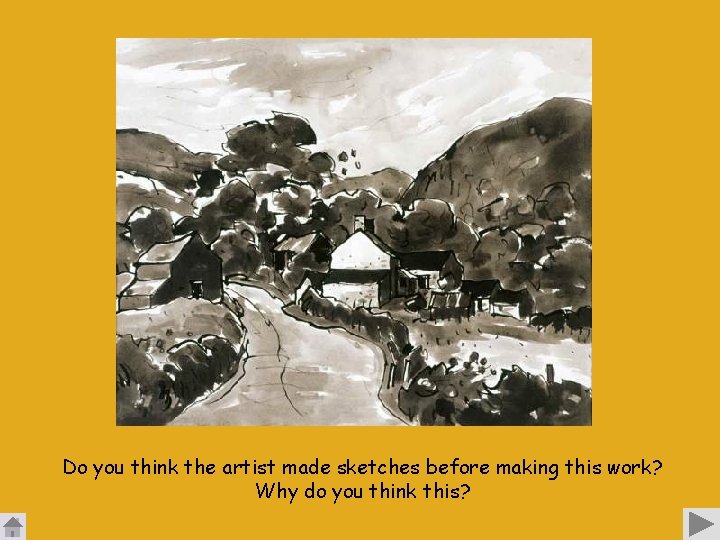 Do you think the artist made sketches before making this work? Why do you