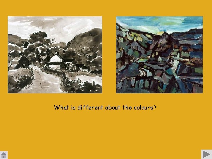 What is different about the colours? 