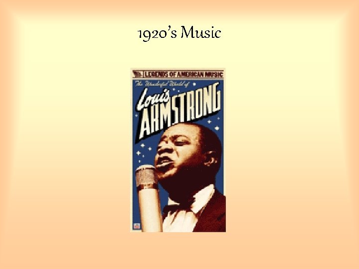 1920’s Music 