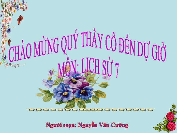 Người soạn: Nguyễn Văn Cường 