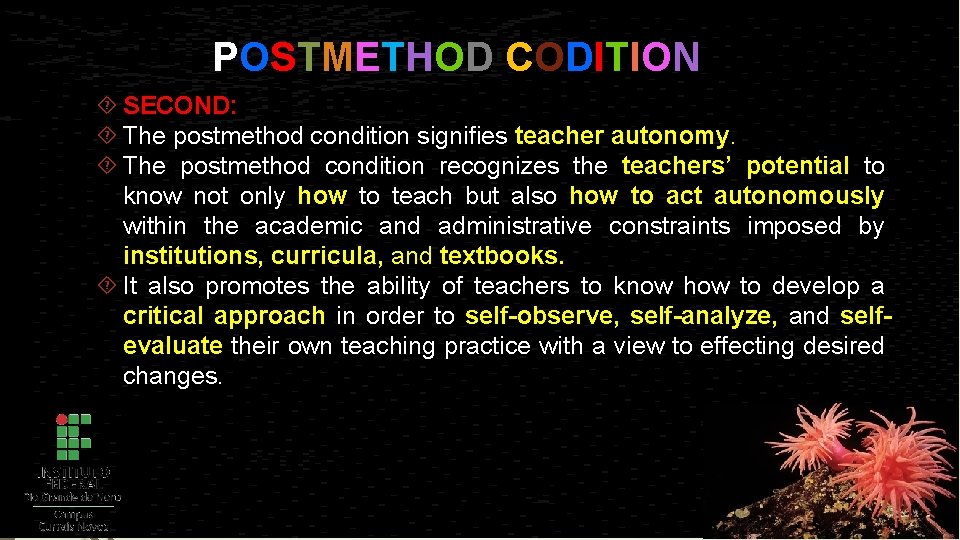 P O S T ME T H O D C O D I T