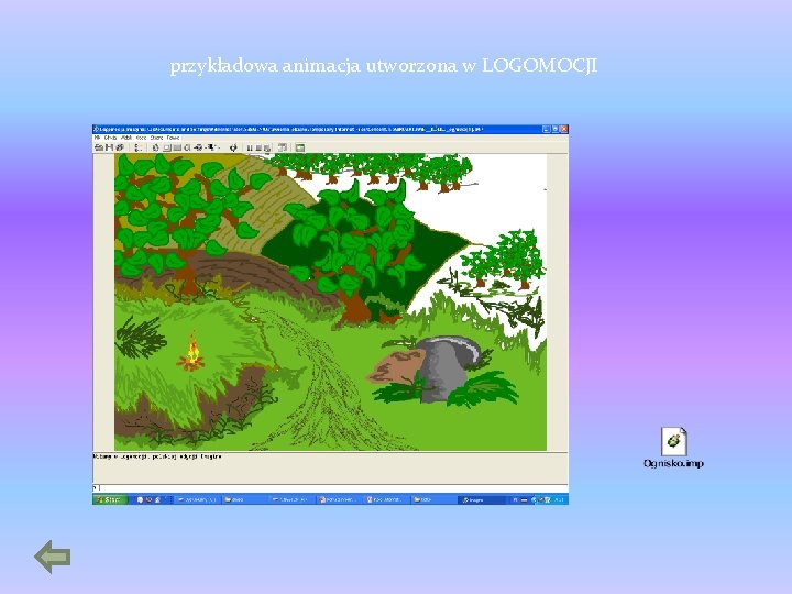 przykładowa animacja utworzona w LOGOMOCJI 