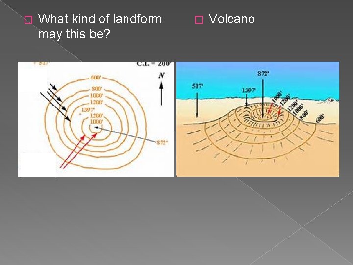 � What kind of landform may this be? � Volcano 