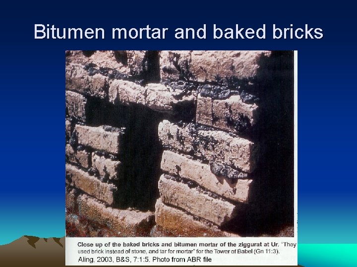 Bitumen mortar and baked bricks Bitumen mortar and baked bricks