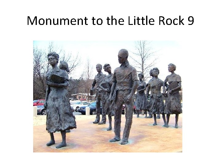 Monument to the Little Rock 9 