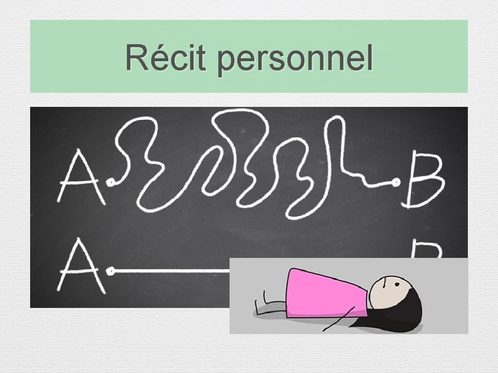 Récit personnel Récit personnel