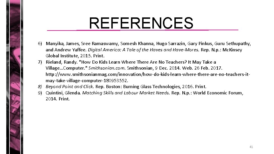 3) Schweinhart, L. Benefits, Costs, and Explanation of the High/Scope Perry Preschool Program. Rep. 3) Schweinhart, L. Benefits, Costs, and Explanation of the High/Scope Perry Preschool Program. Rep.