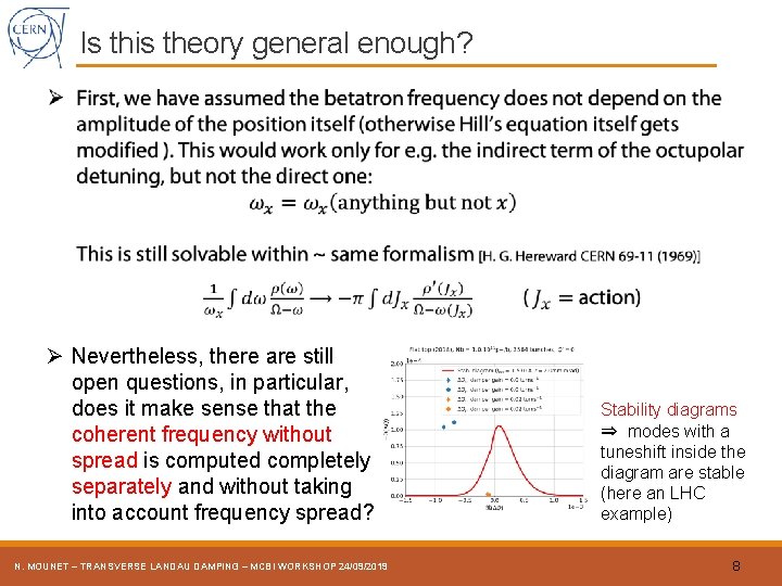 Is this theory general enough? Ø Nevertheless, there are still open questions, in particular,