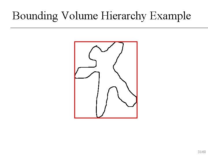 Bounding Volume Hierarchy Example 31/60 