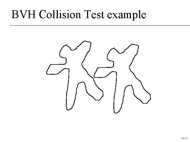 BVH Collision Test example 44/60 