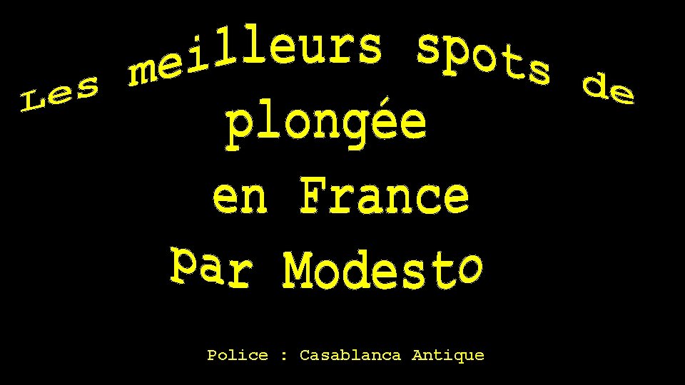 Police : Casablanca Antique 