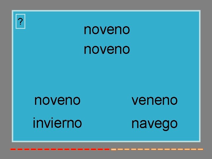 ? noveno veneno invierno navego 