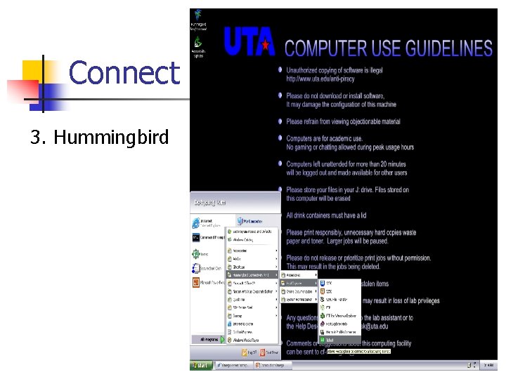 Connect 3. Hummingbird Connect 3. Hummingbird