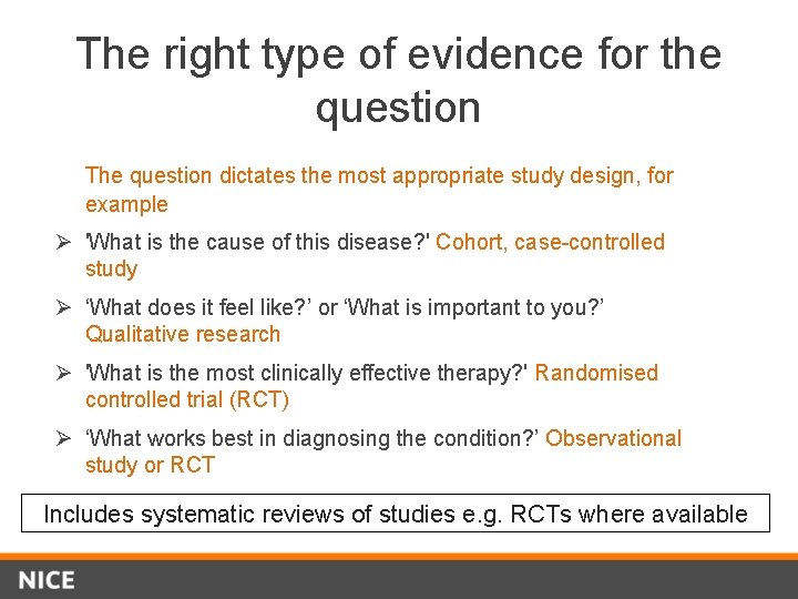 Who is involved in making NICE guidance recommendations