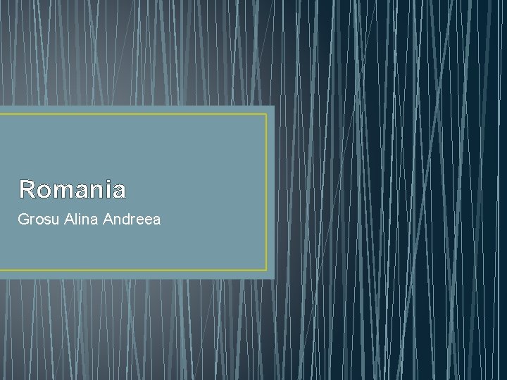 Romania Grosu Alina Andreea 