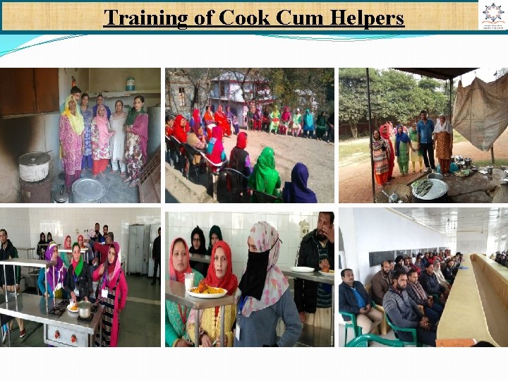 Training of Cook Cum Helpers 