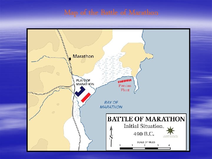 Map of the Battle of Marathon 