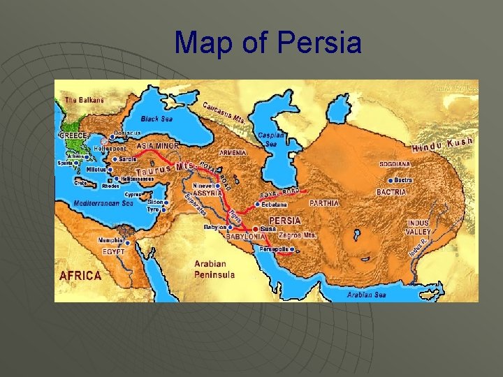 Map of Persia 
