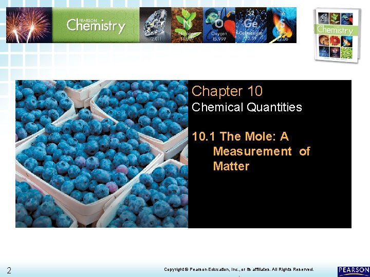 10. 1 The Mole: A Measurement of Matter > Chapter 10 Chemical Quantities 10.