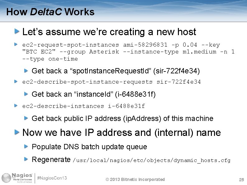 How Delta. C Works Let’s assume we’re creating a new host ec 2 -request-spot-instances