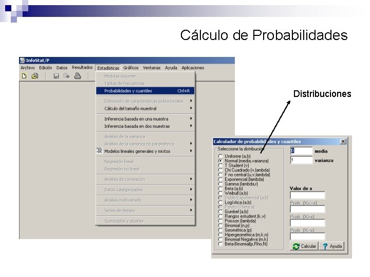 Cálculo de Probabilidades Distribuciones 