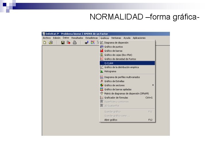 NORMALIDAD –forma gráfica- 