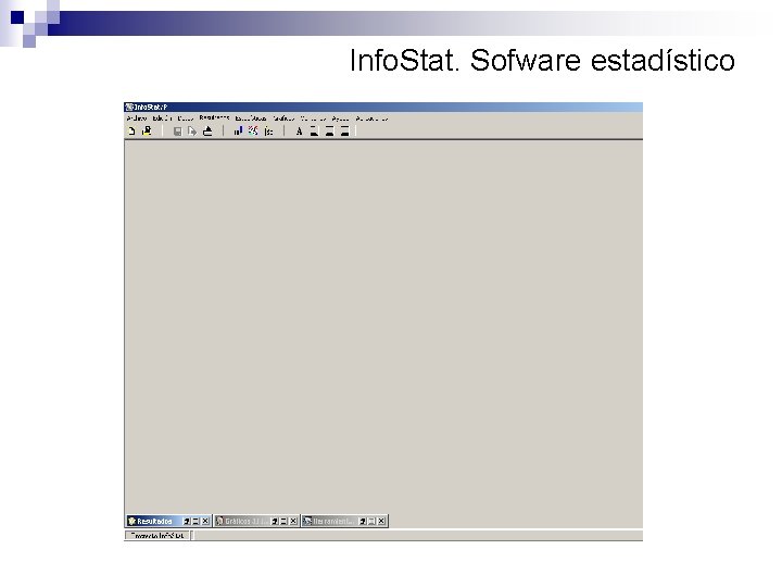 Info. Stat. Sofware estadístico 