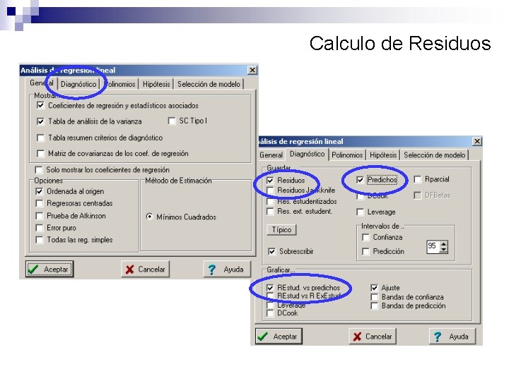 Calculo de Residuos 