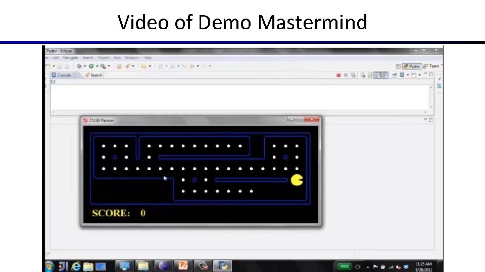 Video of Demo Mastermind 