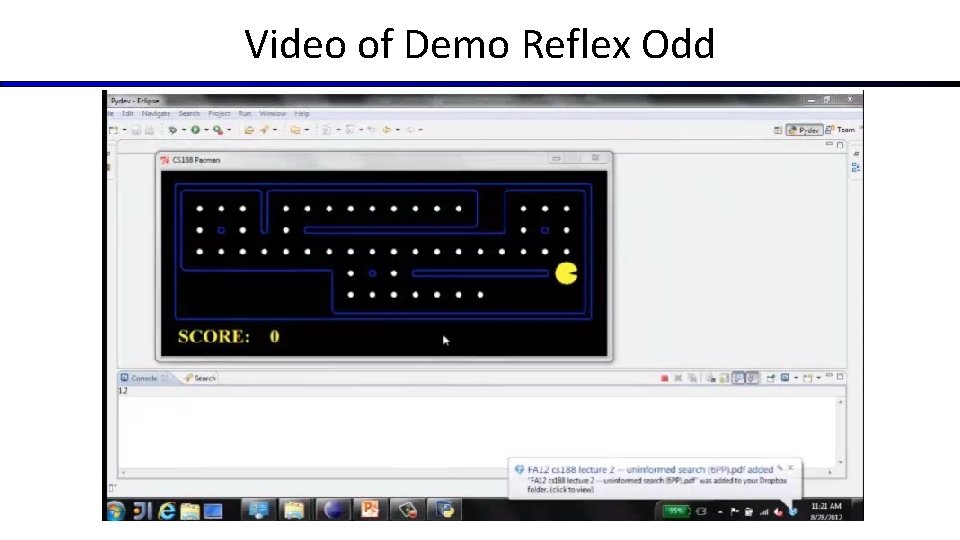 Video of Demo Reflex Odd 