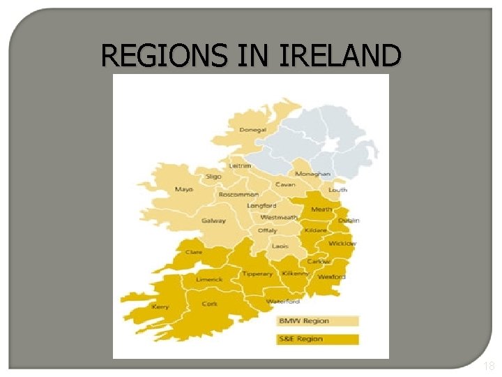 REGIONS IN IRELAND c. CCC 18 