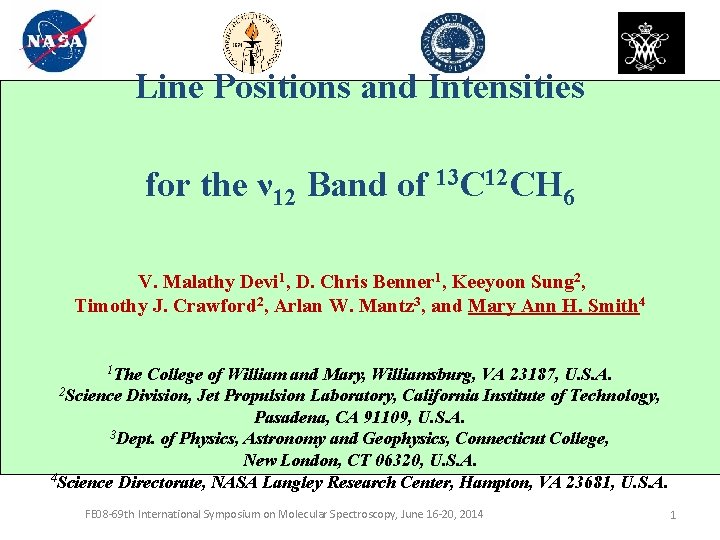 Line Positions and Intensities for the ν 12 Band of 13 C 12 CH