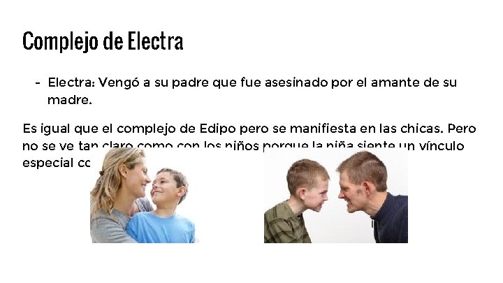 Complejo de Electra - Electra: Vengó a su padre que fue asesinado por el Complejo de Electra - Electra: Vengó a su padre que fue asesinado por el
