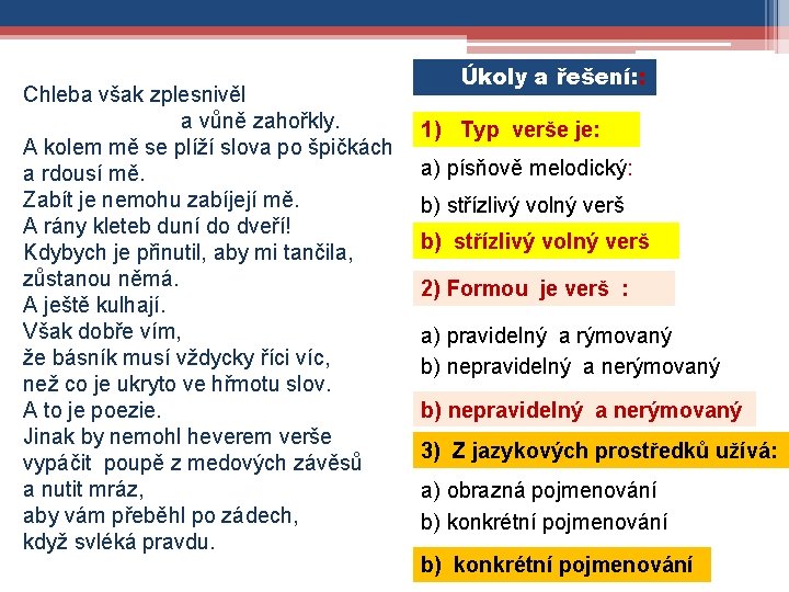 Chleba však zplesnivěl a vůně zahořkly. A kolem mě se plíží slova po špičkách